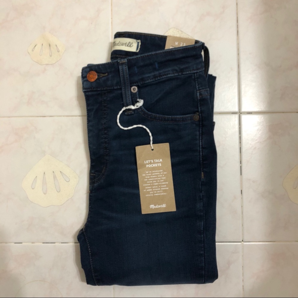 Madewell curvy high rise skinny jeans